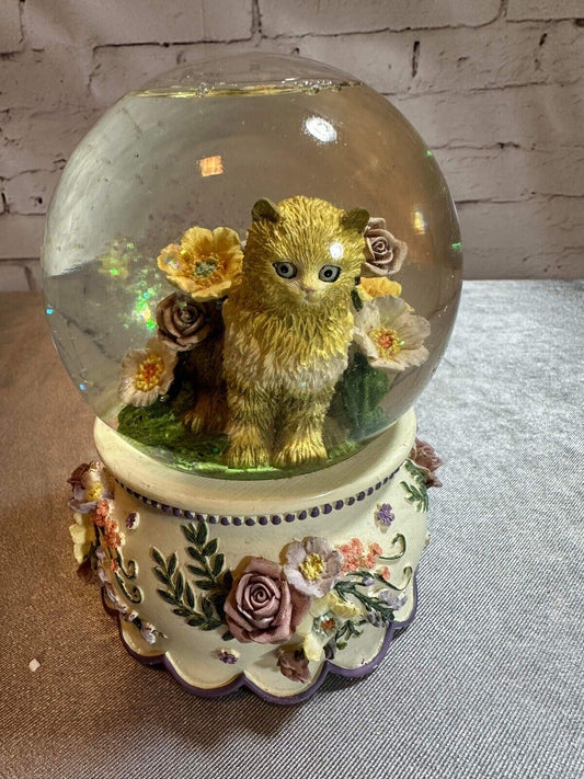 MUSICAL "YOU ARE MY SUNSHINE" CAT SNOW GLOBE - WESTLAND VFG
