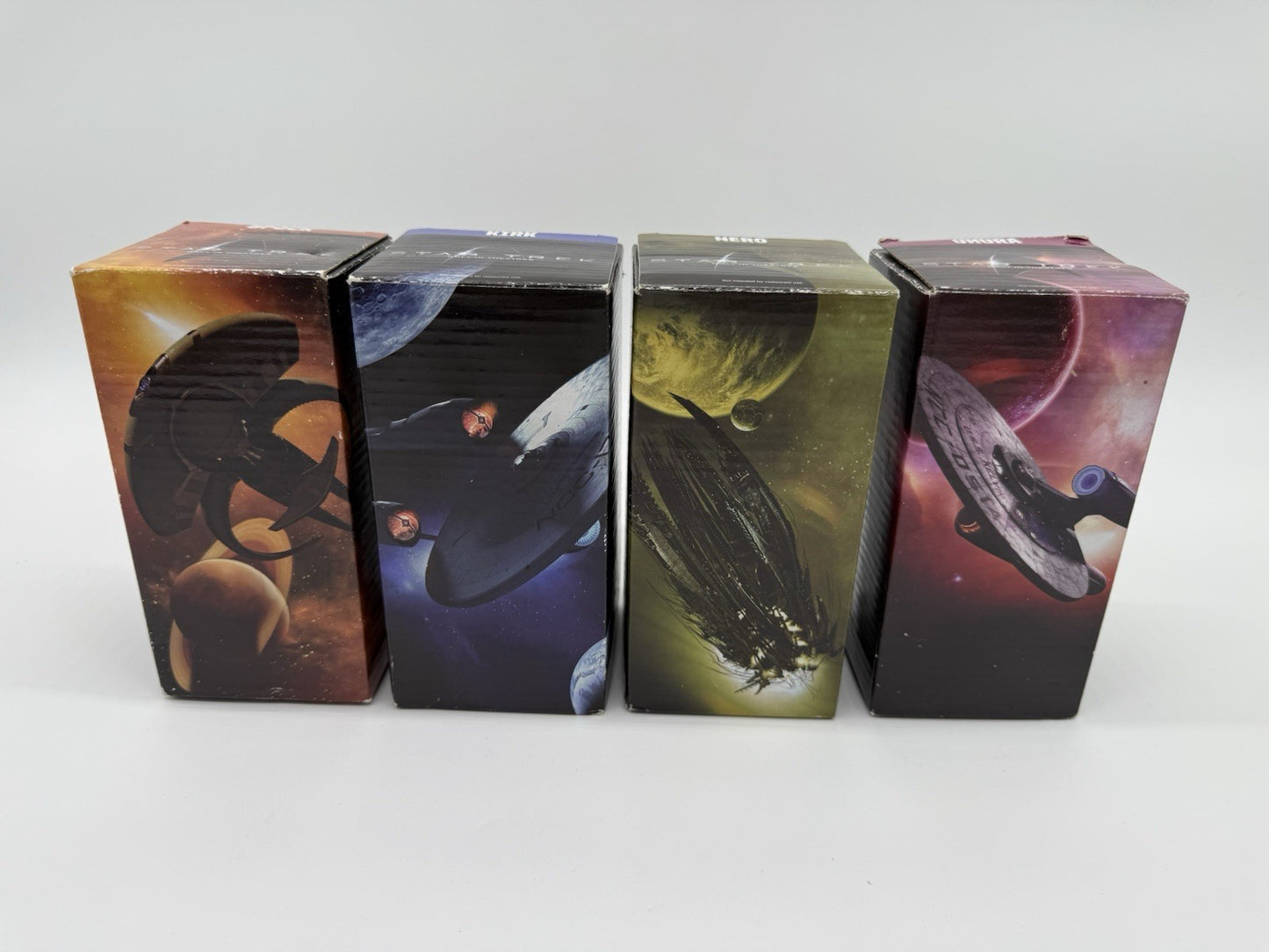 Star Trek Complete 2009 Movie Promo Collectible Glasses Kirk Spock Uhura Nero