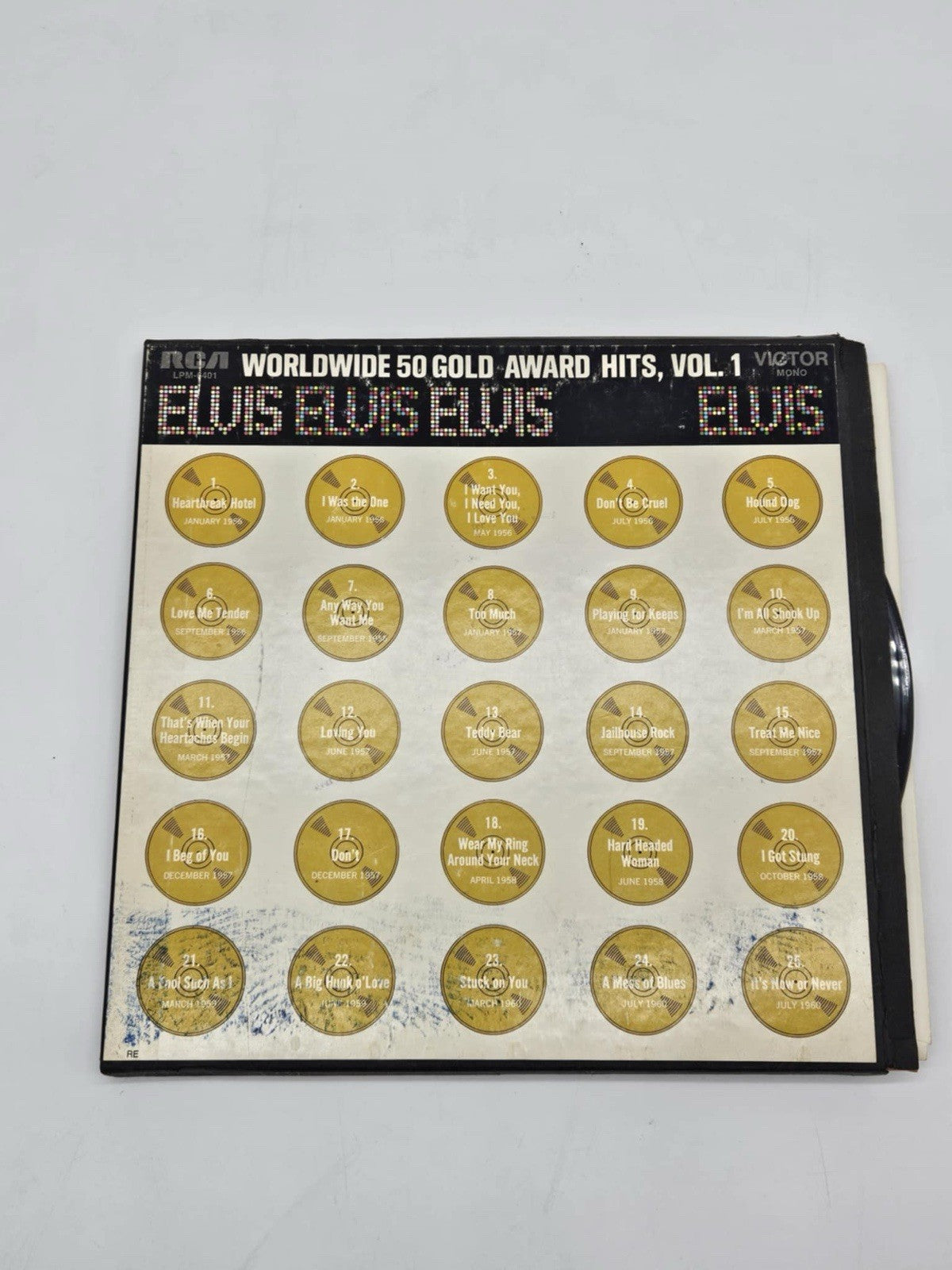 Elvis Presley Worldwide 50 Gold Award Hits Volume 1  Four LPs 1970