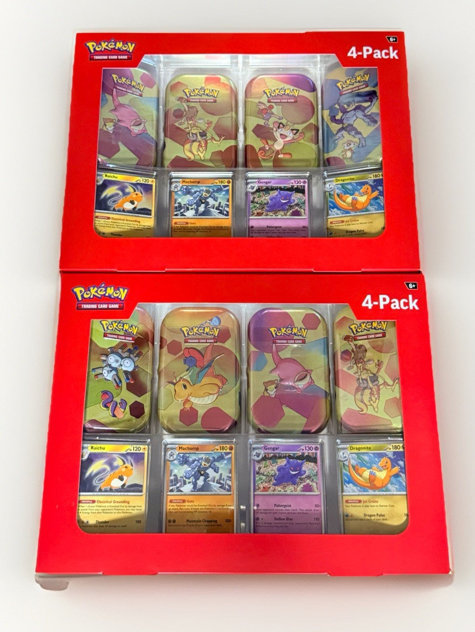 Set Of 2 Sam’s Club Pokémon Scarlet & Violet 151 Mini Tin 4-Packs - 8 Tins Total