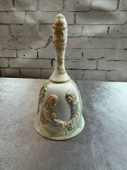 VTG Christopher Collection Holy Treasures Bell 1982 Nativity Lefton VFG
