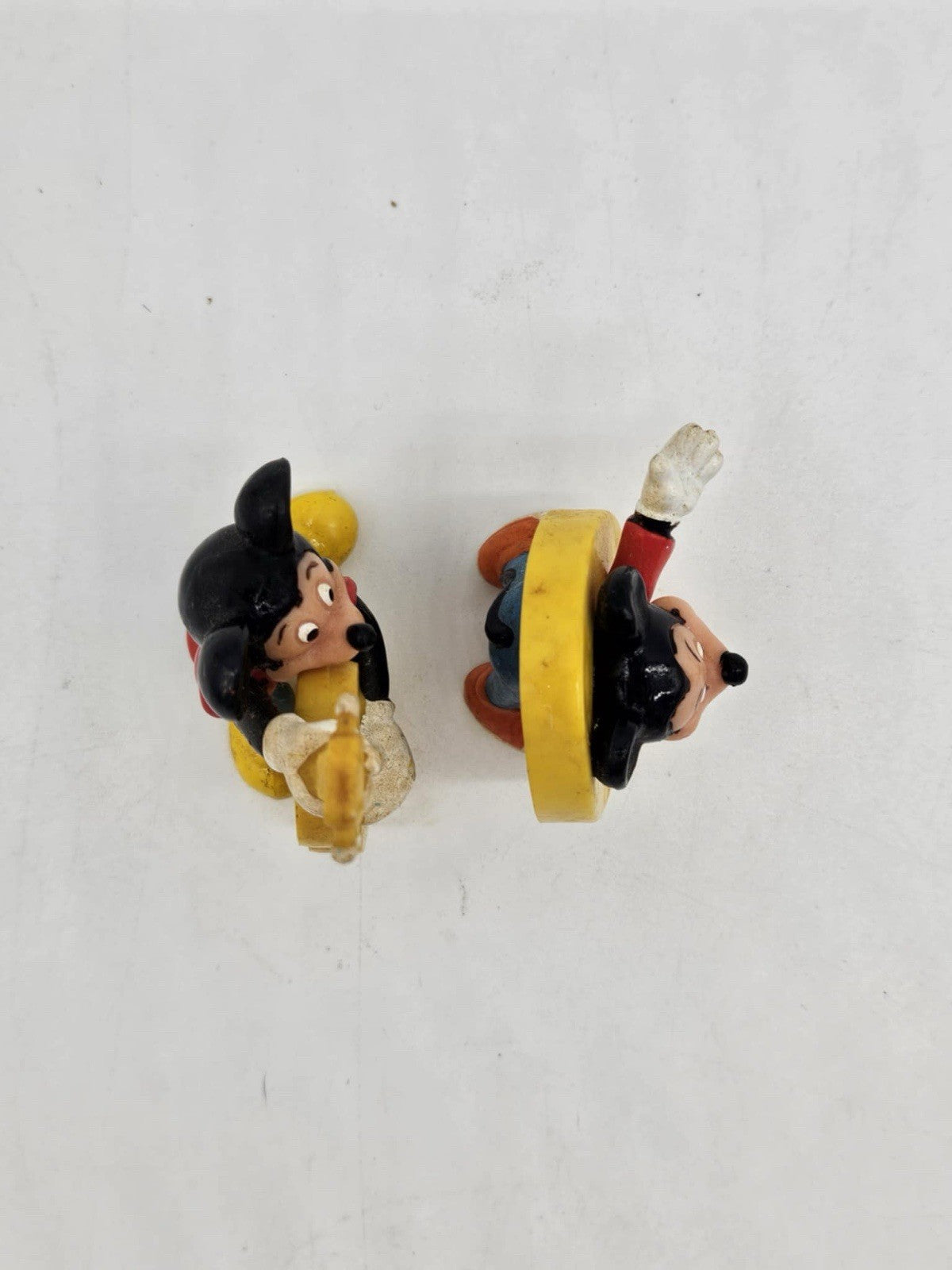 Vtg 80s Applause Disney Mickey Mouse PVC Figures 80th Birthday Cake Toppers 3"