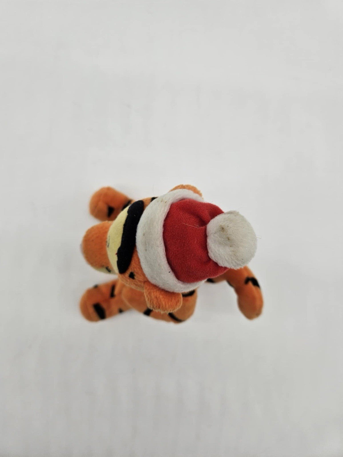 Vintage Disney Christmas Tigger Plush Santa Hat 7" Stuffed Animal Plush Toy