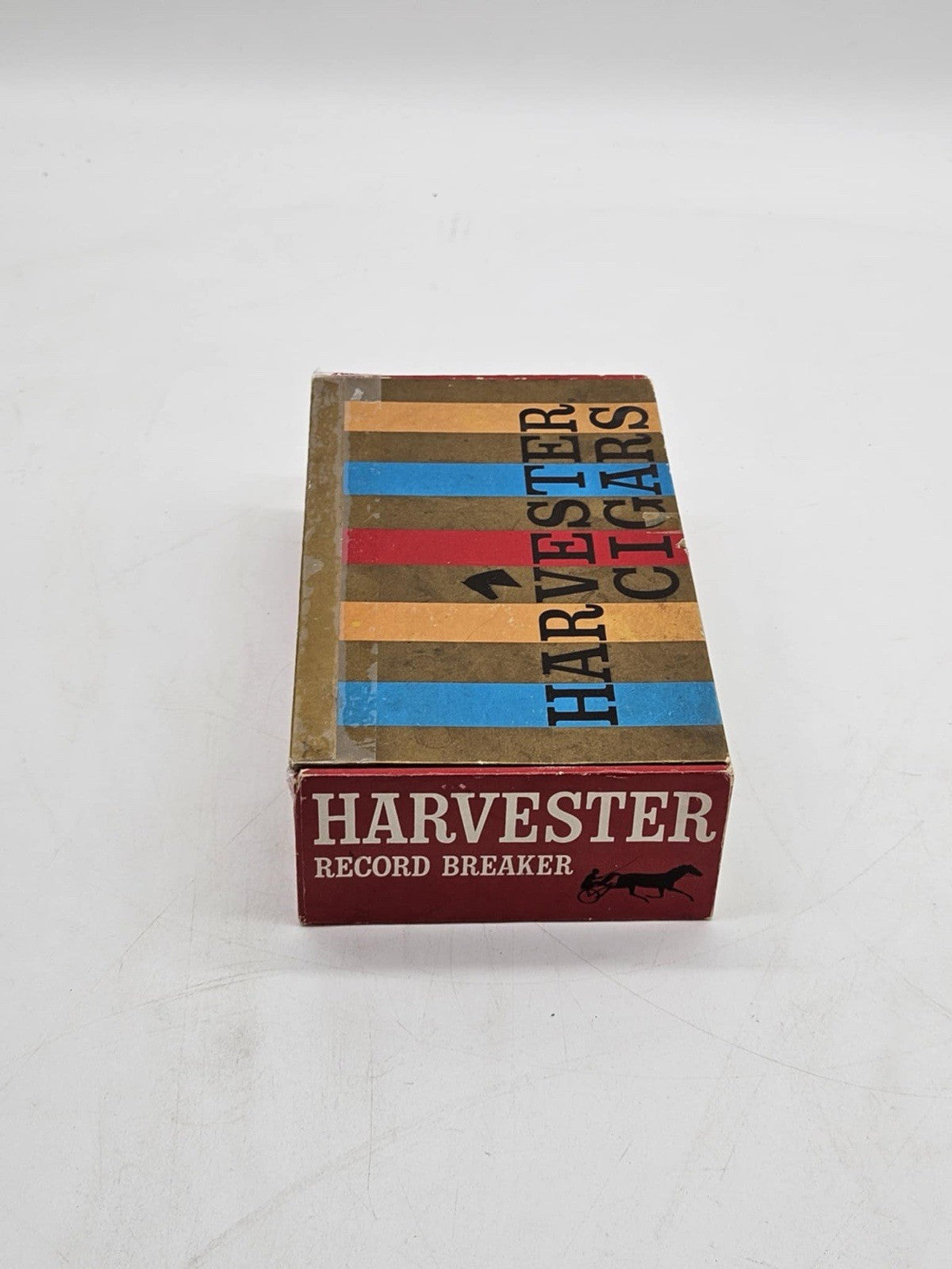 Vtg Harvester Cigars Perfecto Cigar Box Tobacciana Advertising Empty