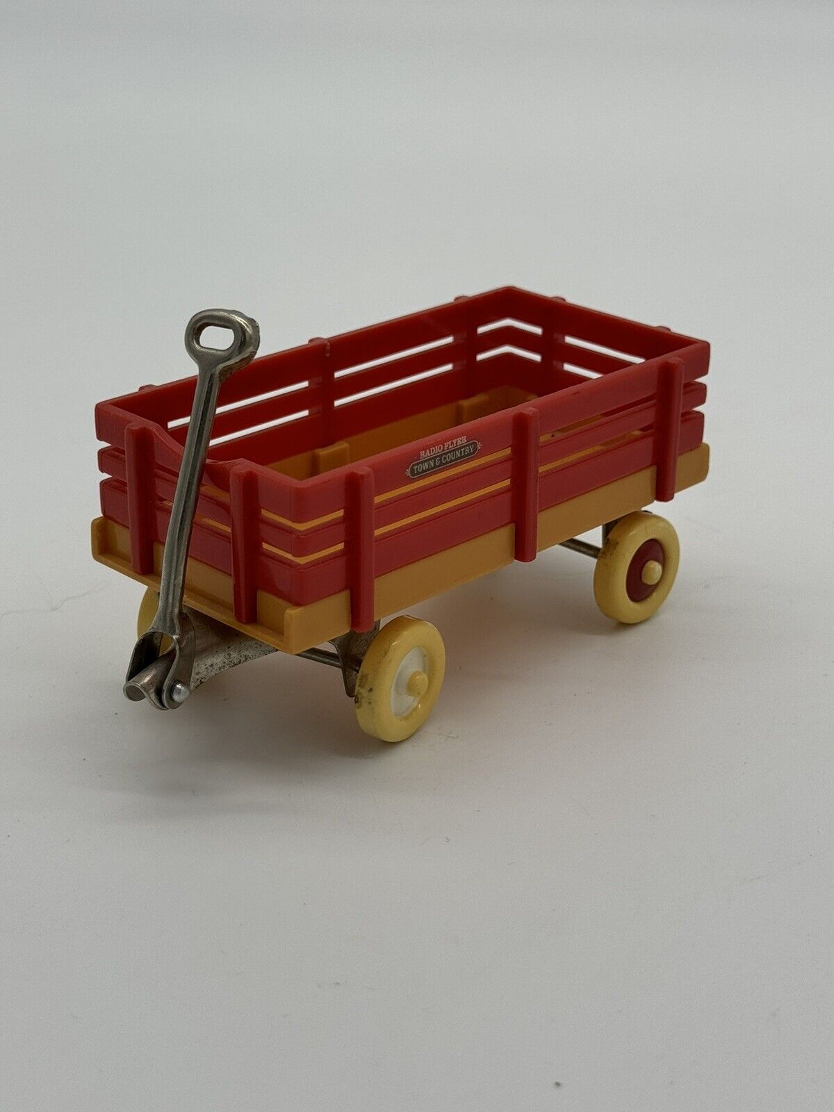 RADIO FLYER Mini Miniature Doll House RED Toy Wagon 4"