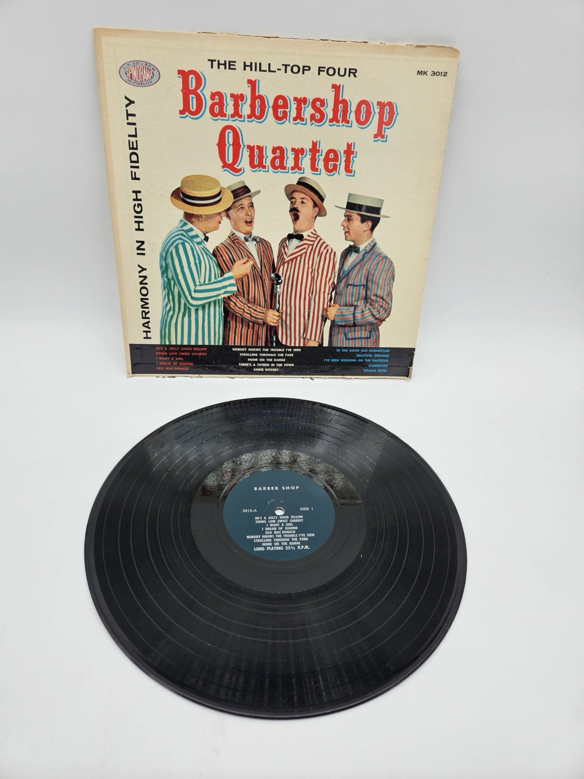 The Top Ten Barbershop Quartets of 1968, Decca Record
