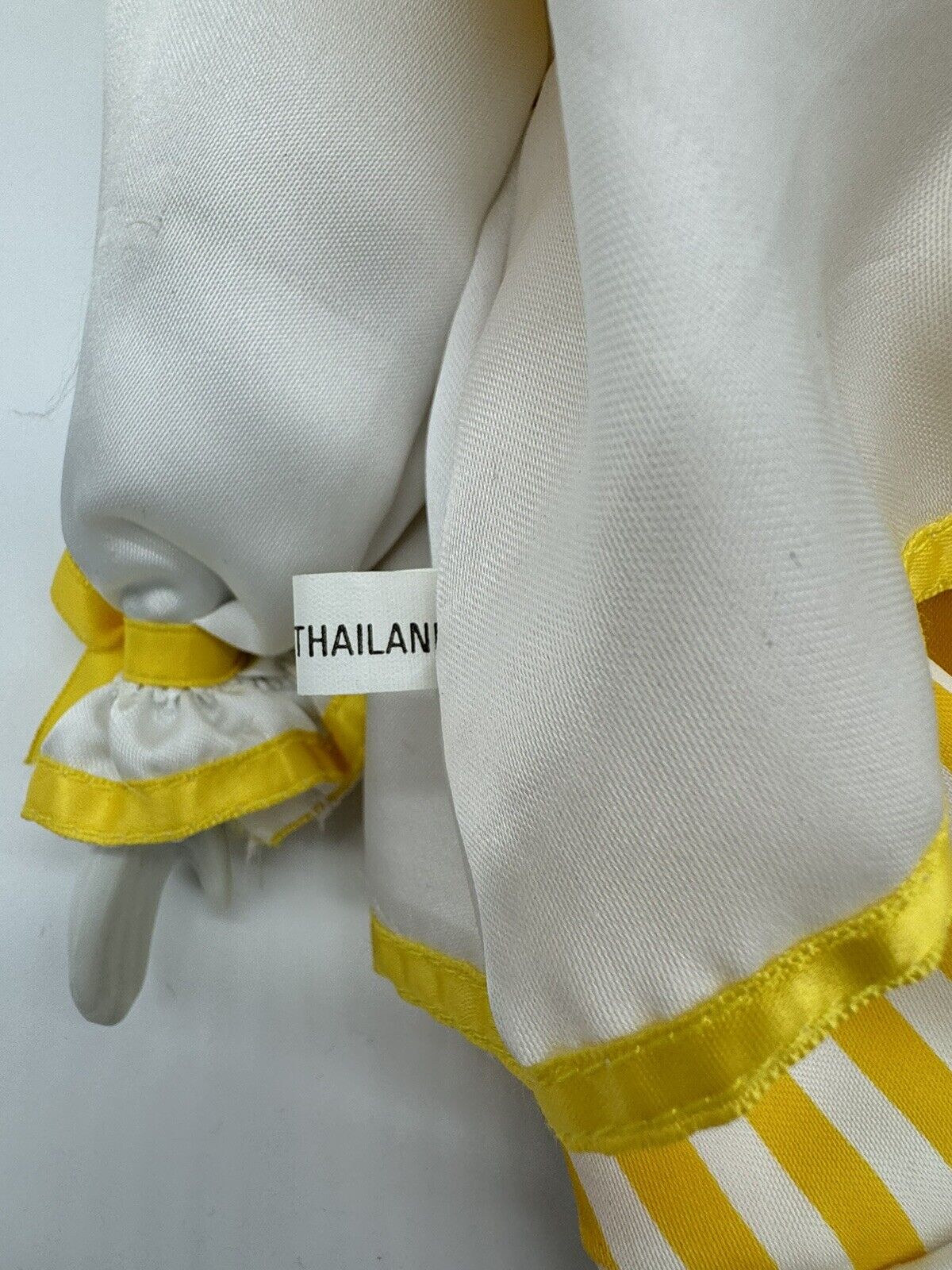 Vintage Porcelain Faced Clown Doll - 18” Yellow