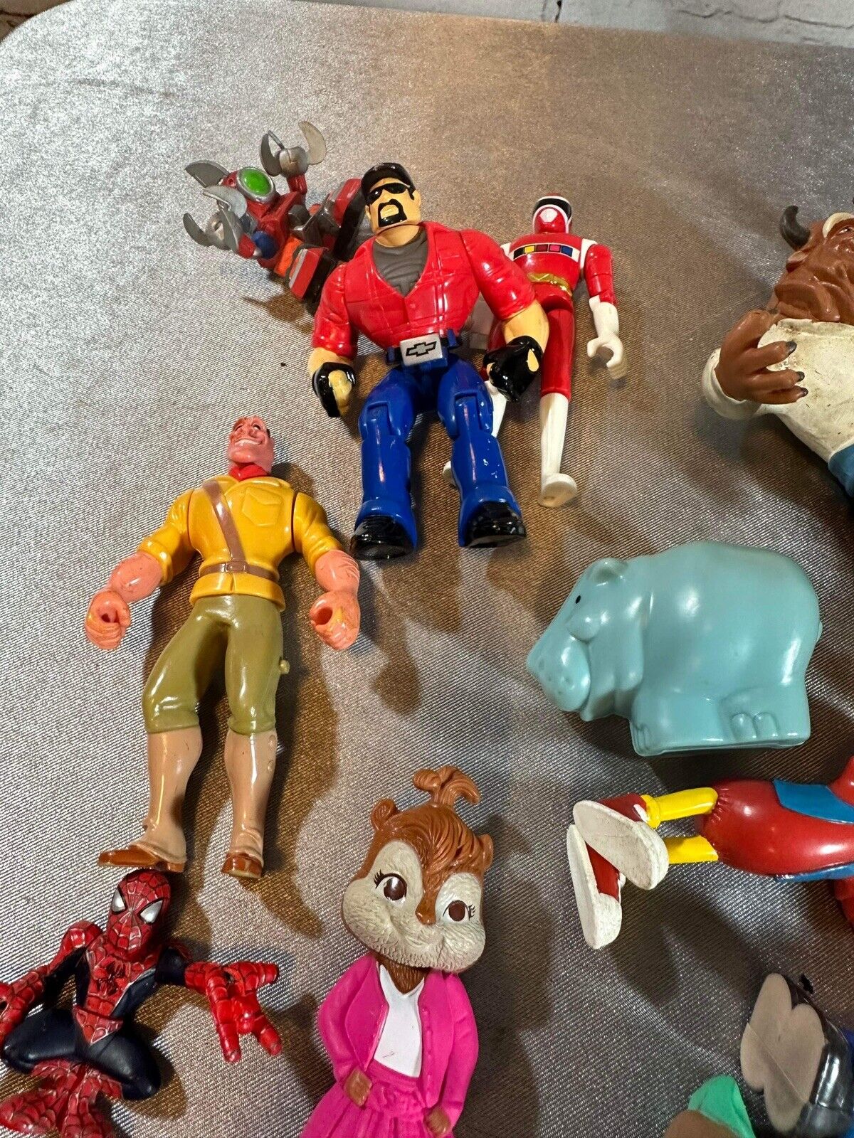Lot Of Random Vintage Action Figure Character Toys