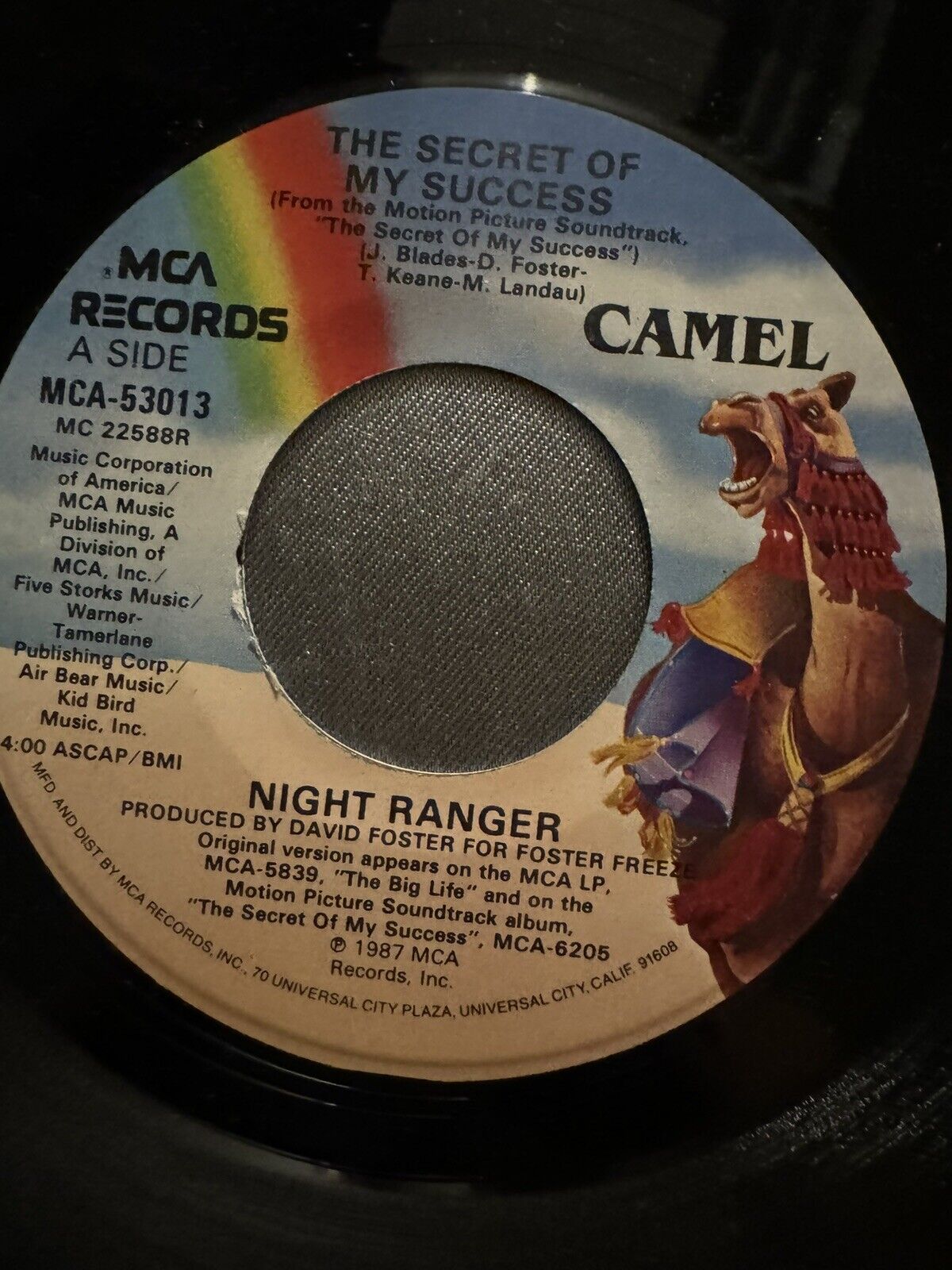 NIGHT RANGER THE SECRET OF MY SUCCESS MCA MCA53013 VINYL 7