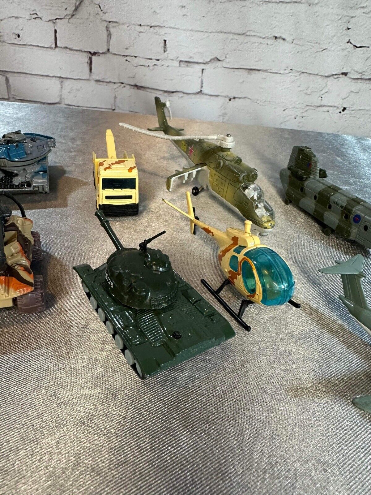 Lot Of Vintage Toy Military Vehicles