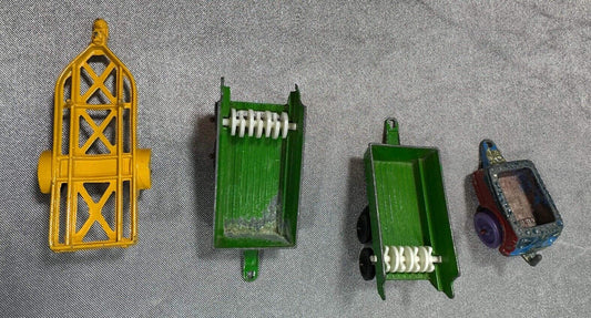 VTG TOOTSIE FARM IMPLEMENTS. Hay Wagon And More.  Playset. VTY