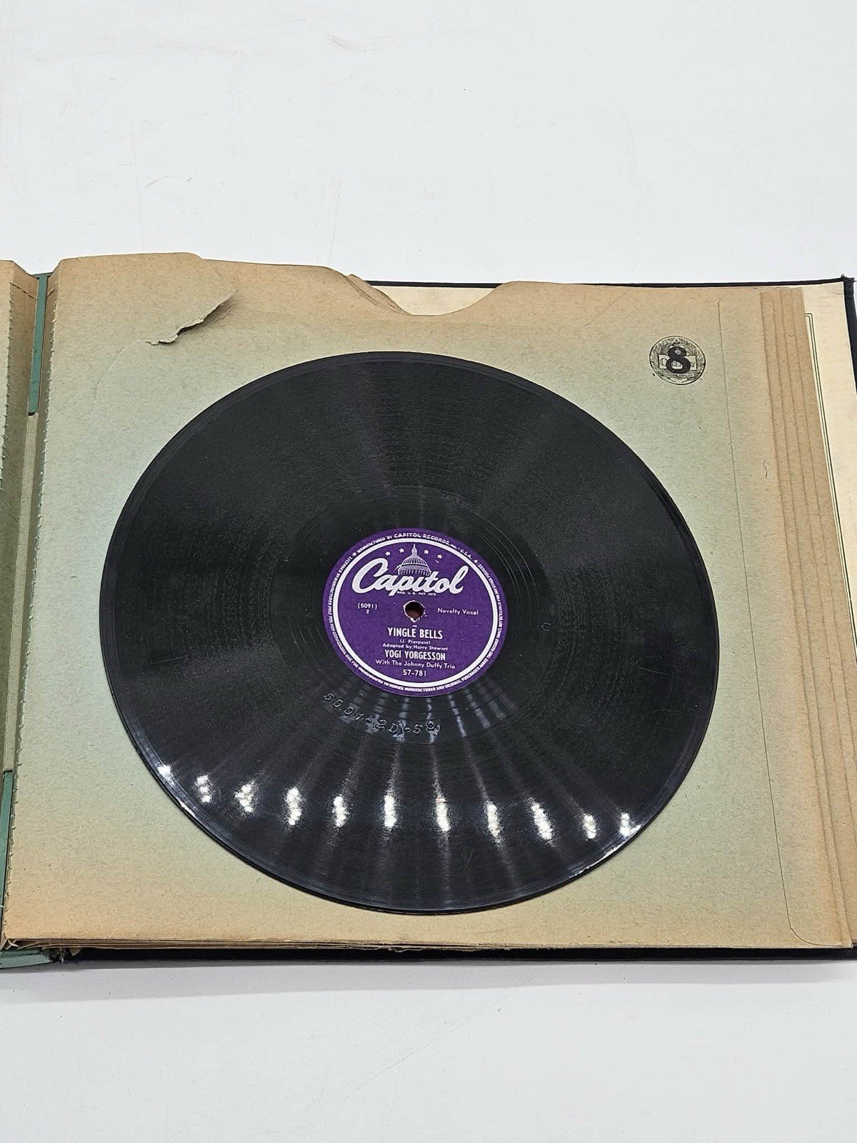 Antique 78 RPM Record Album w Victor Decca Vocalion Pathé Grey Gull & Inserts