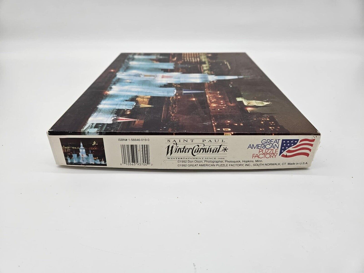 St Paul Minnesota Winter Carnival Ice Palace Jigsaw Puzzle 1992