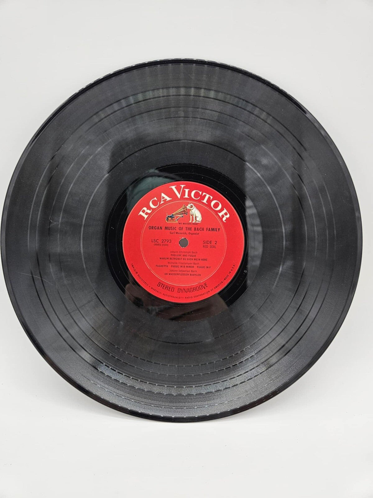 Carl Weinrich - Organ Music Of The Bach Family (LP)