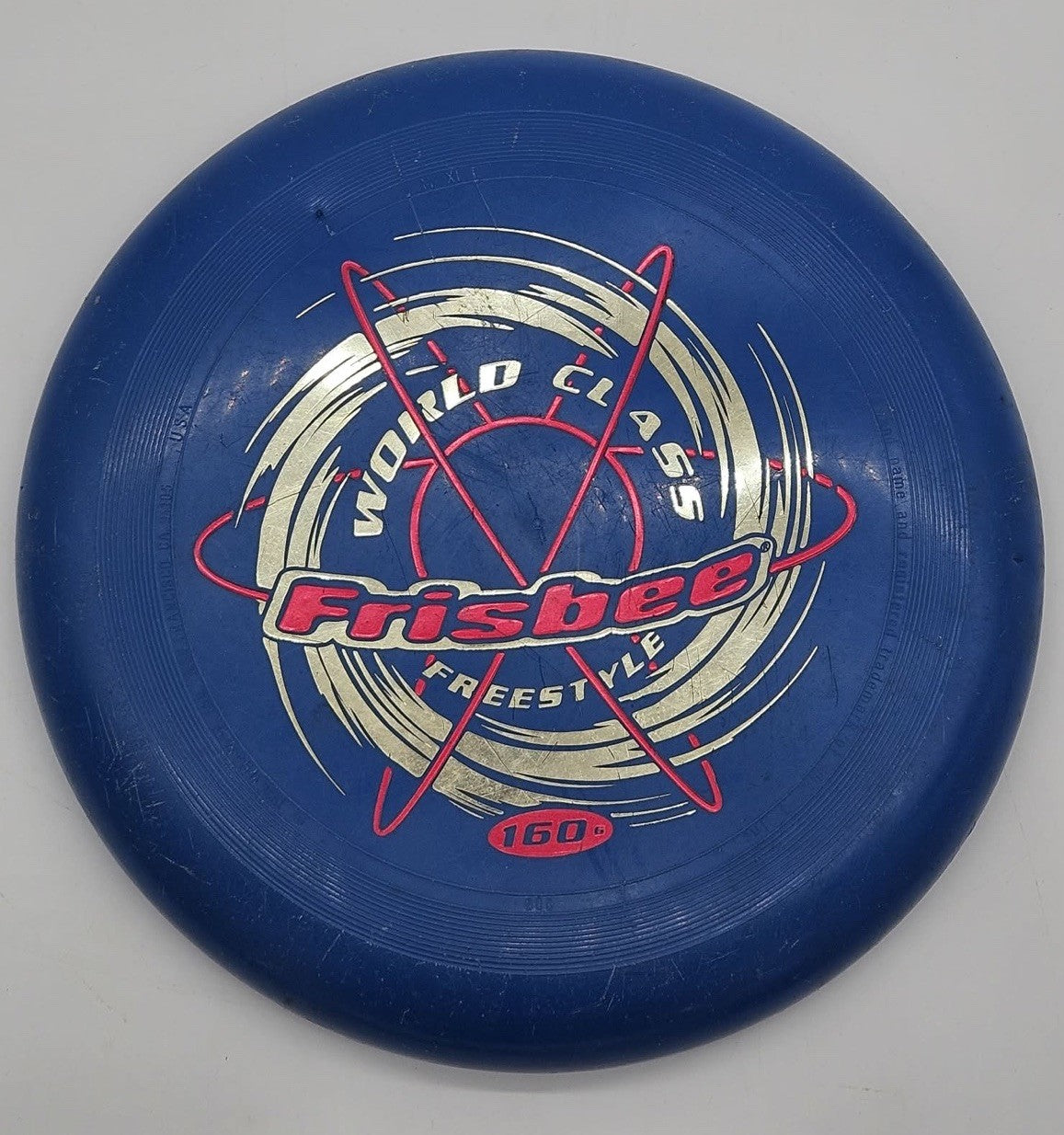 Vintage Blue 1996 WHAM-O Frisbee World Class Freestyle 160g