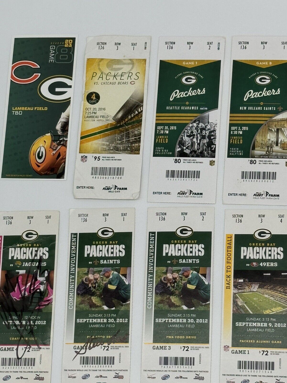 MASSIVE Packer Memorabilia Lot - OVER 50 AUTOGRAPHS - See Description!!