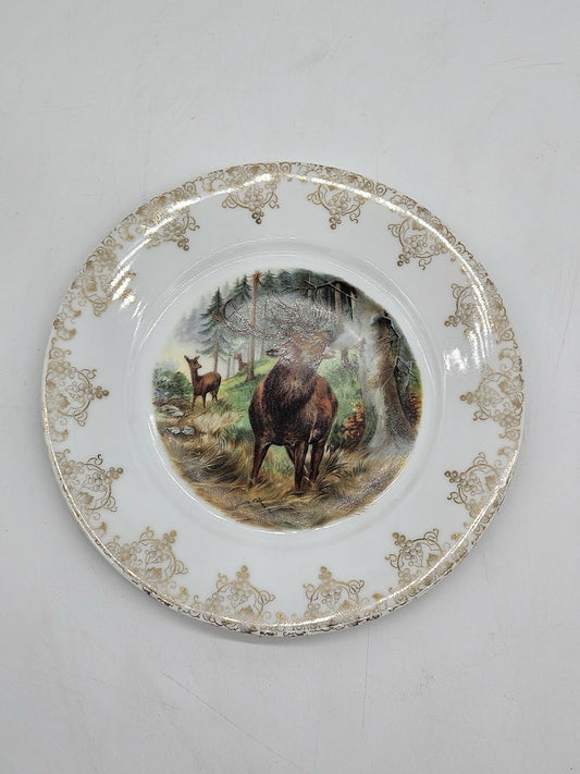 Zeh Scherzer Z. S. & Co Bavaria Empire Plate Transfer 12 Pt Buck