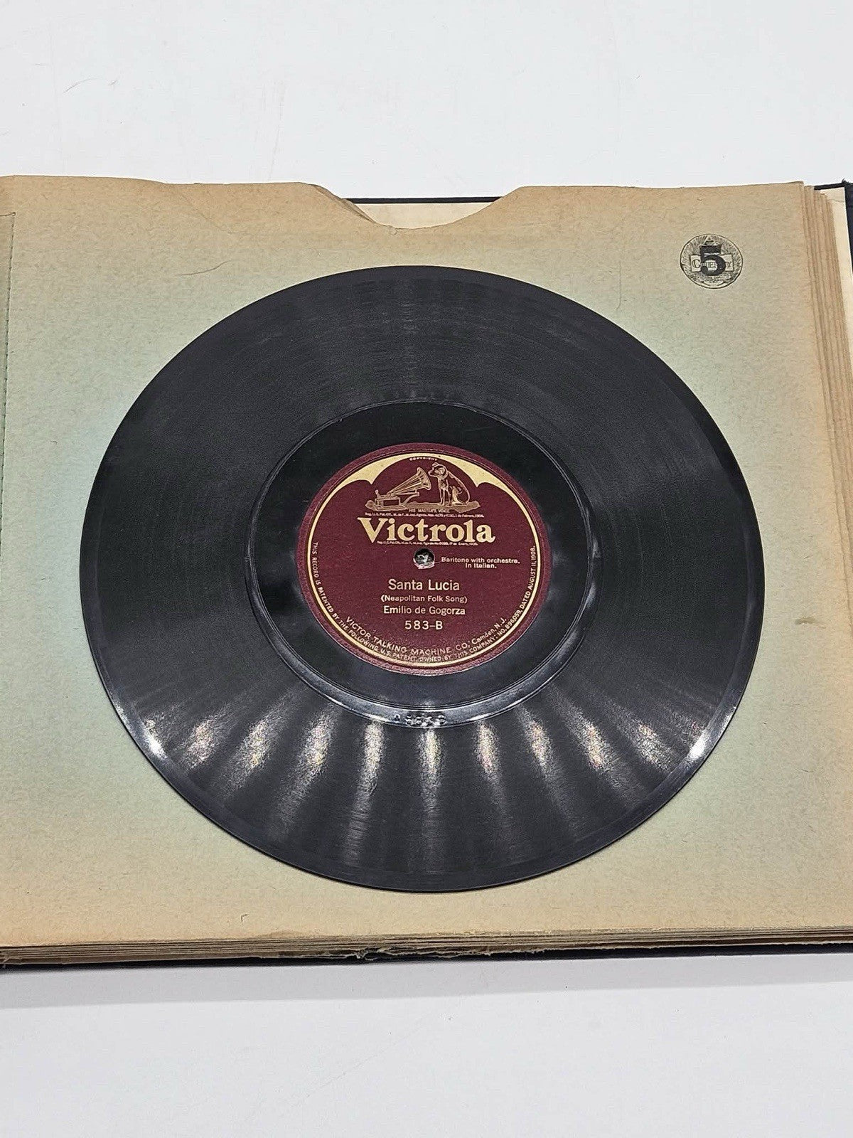 Antique 78 RPM Record Album w Victor Decca Vocalion Pathé Grey Gull & Inserts