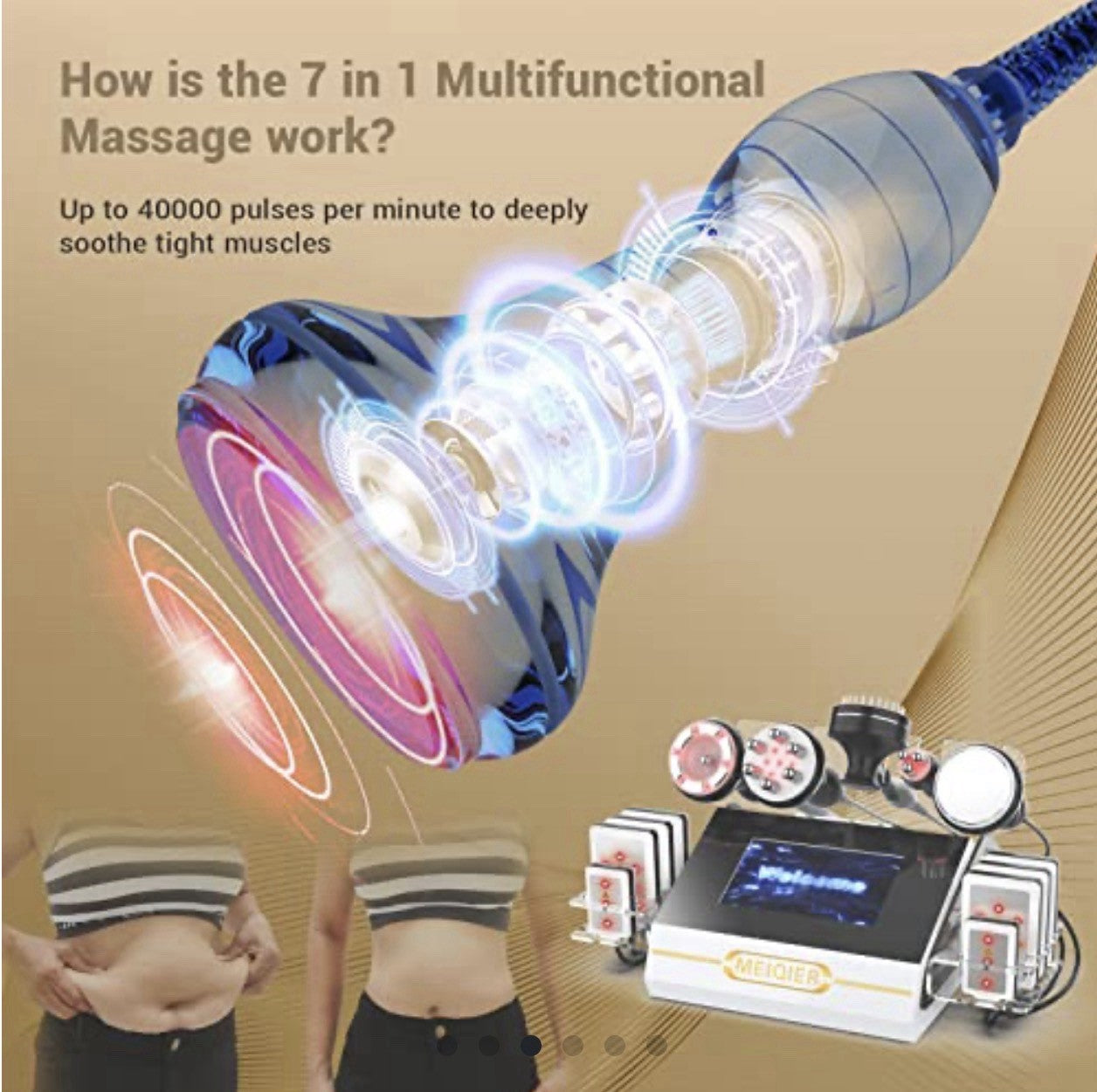 Aesthetician MEIQIER Machine, Multifunctional Skin Care Tool for Salon/Spa/Home