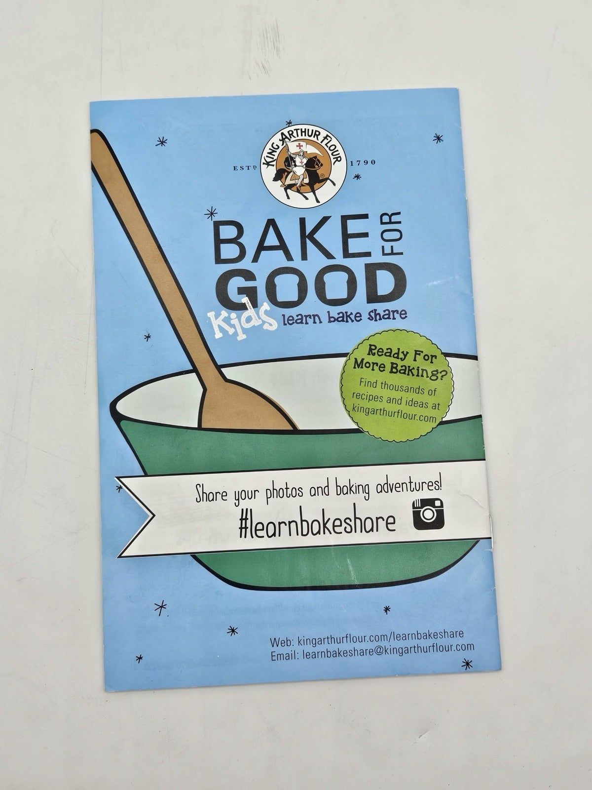 King Arthur Flour Bake for Good Kids Recipe Booklet Learn Bake Share