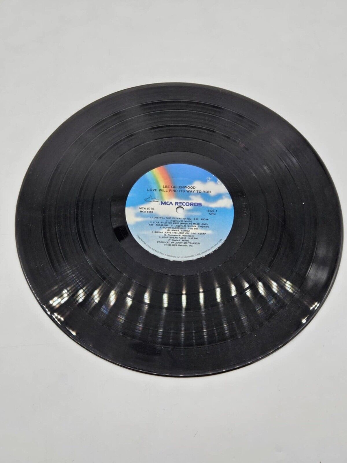 Lee Greenwood  Love Will Find Its Way To You  1986  MCA 5770  Vinyl  LP   VG++