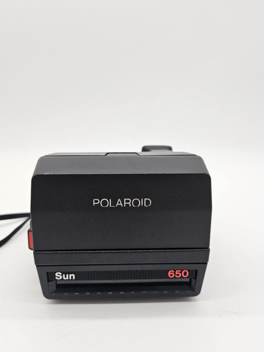 Vintage Polaroid 600 Land Camera Autofocus 660 w/ Leather Case