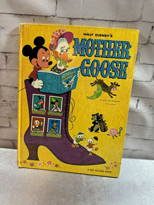 Walt Disney's Mother Goose 1973 Color Illustrations  12.5 inches tall VBKS