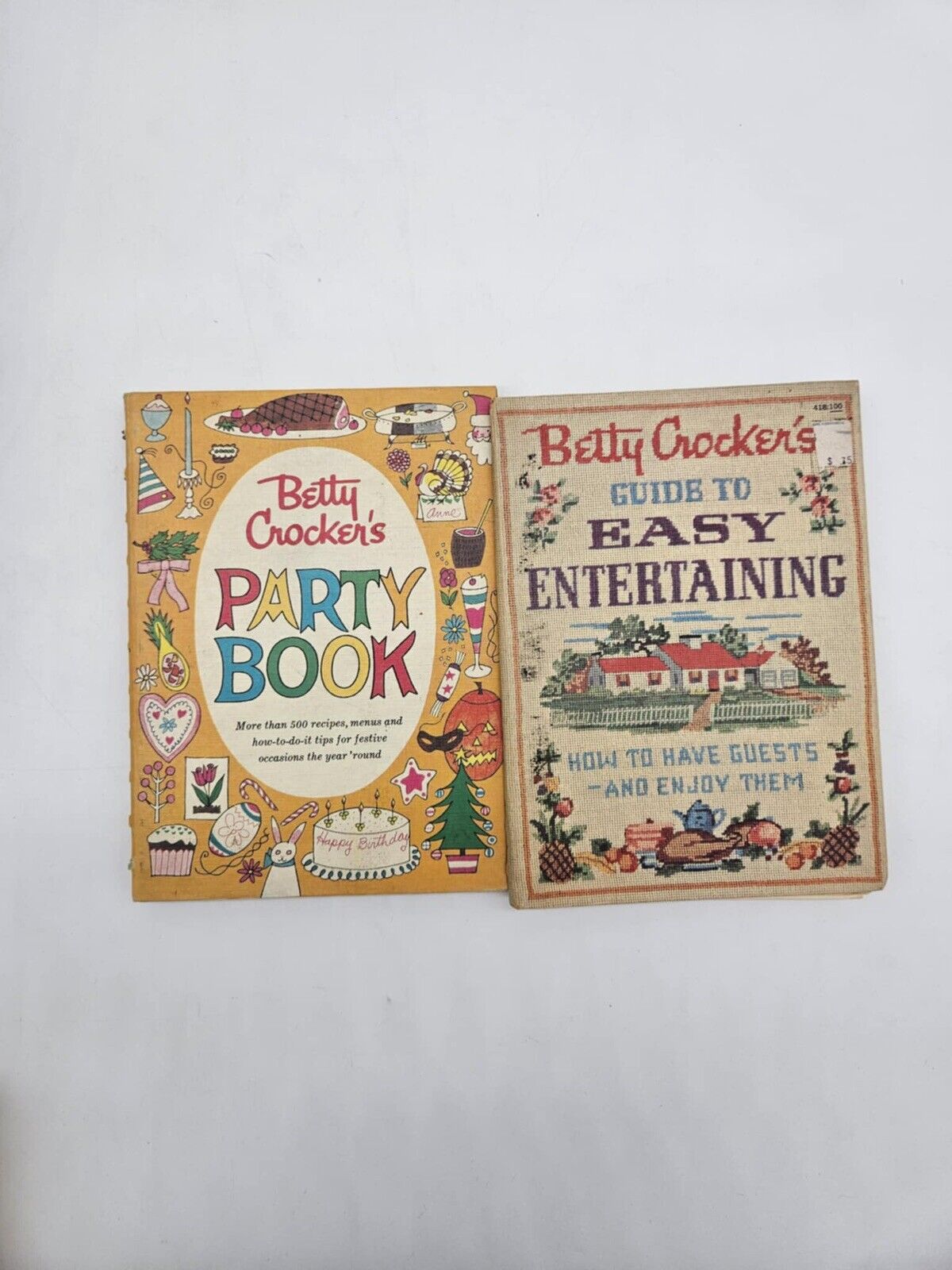 1960 MCM 1st Edition 1st Printing Betty Crocker Party Book Great Shape