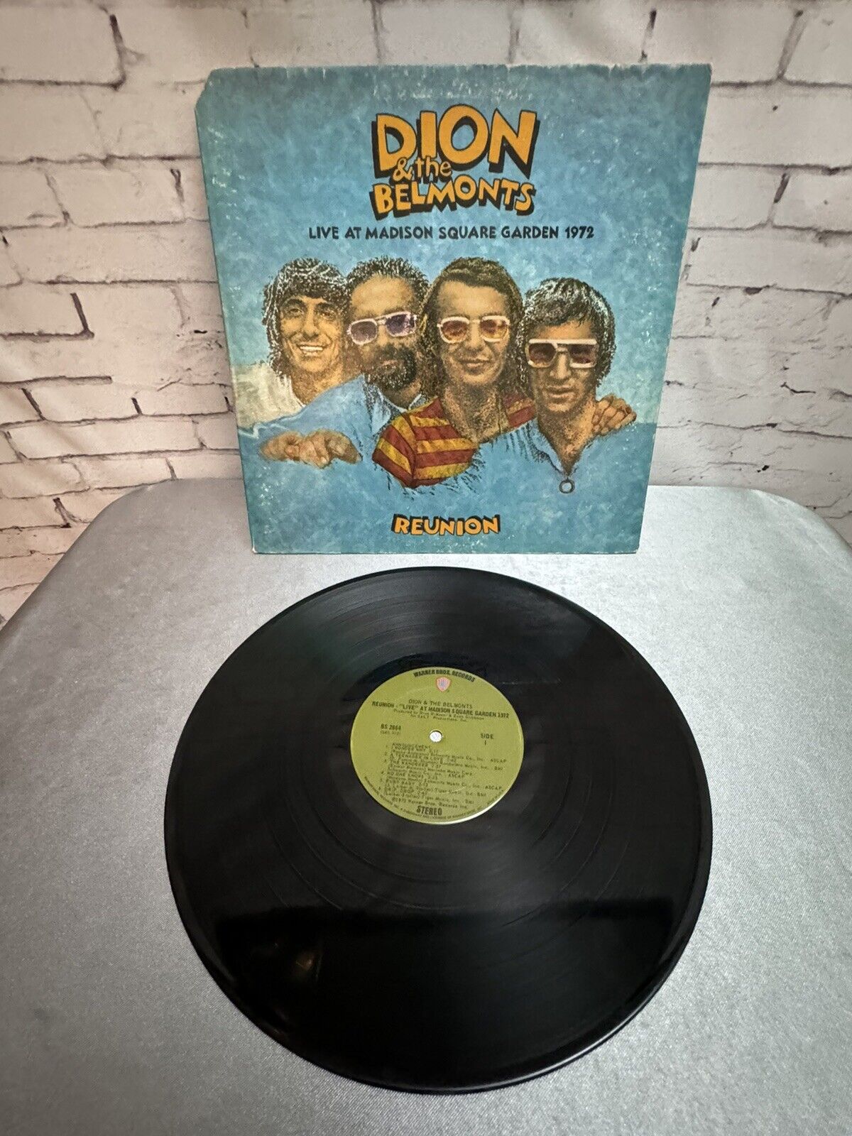 Dion & The Belmonts – Reunion - Live At Madison Square Garden 1972 LP BS-2664