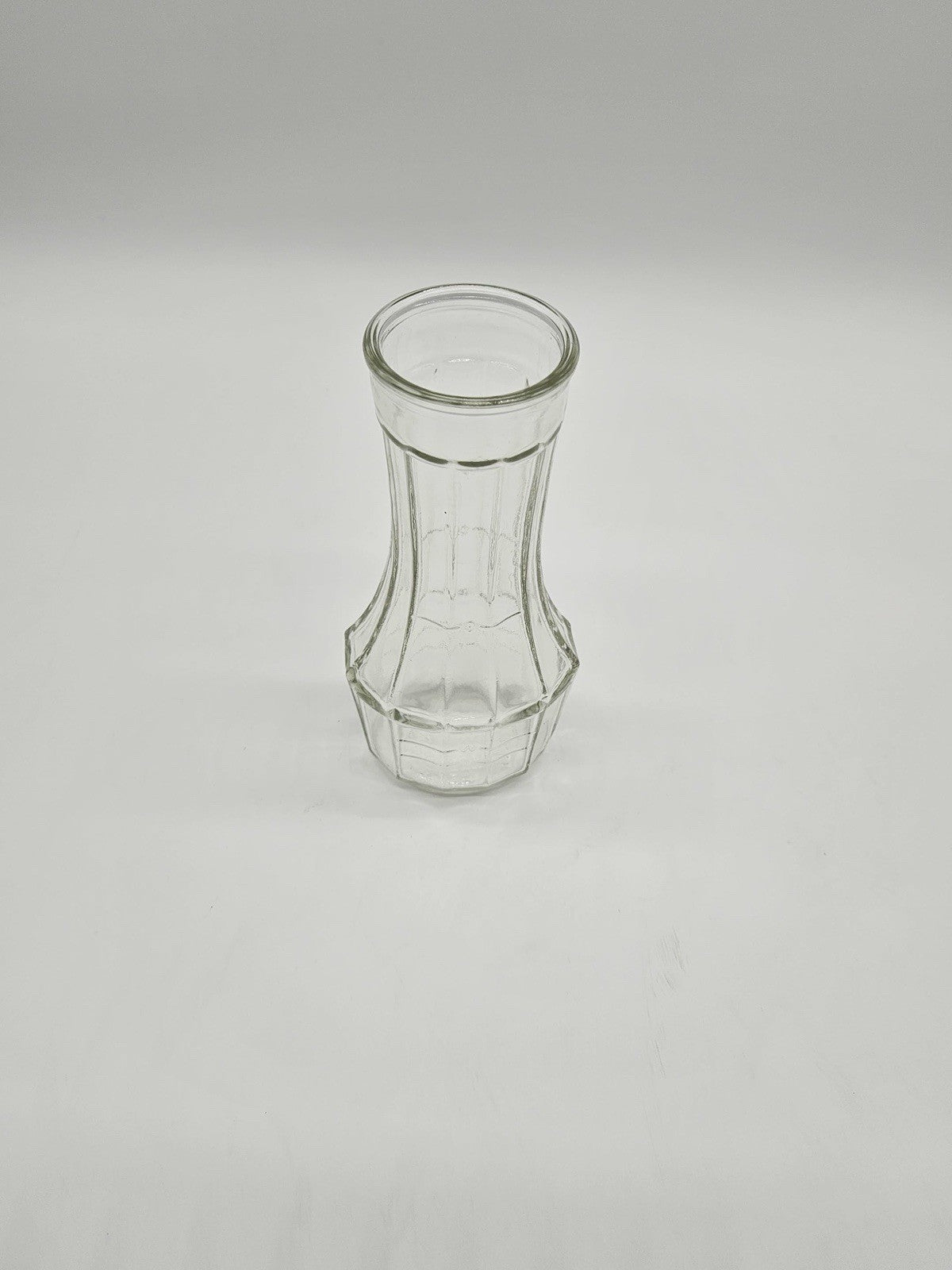 Vintage Good Seasons Salad Dressing Bottle Carafe Cruet clear Glass Embossed