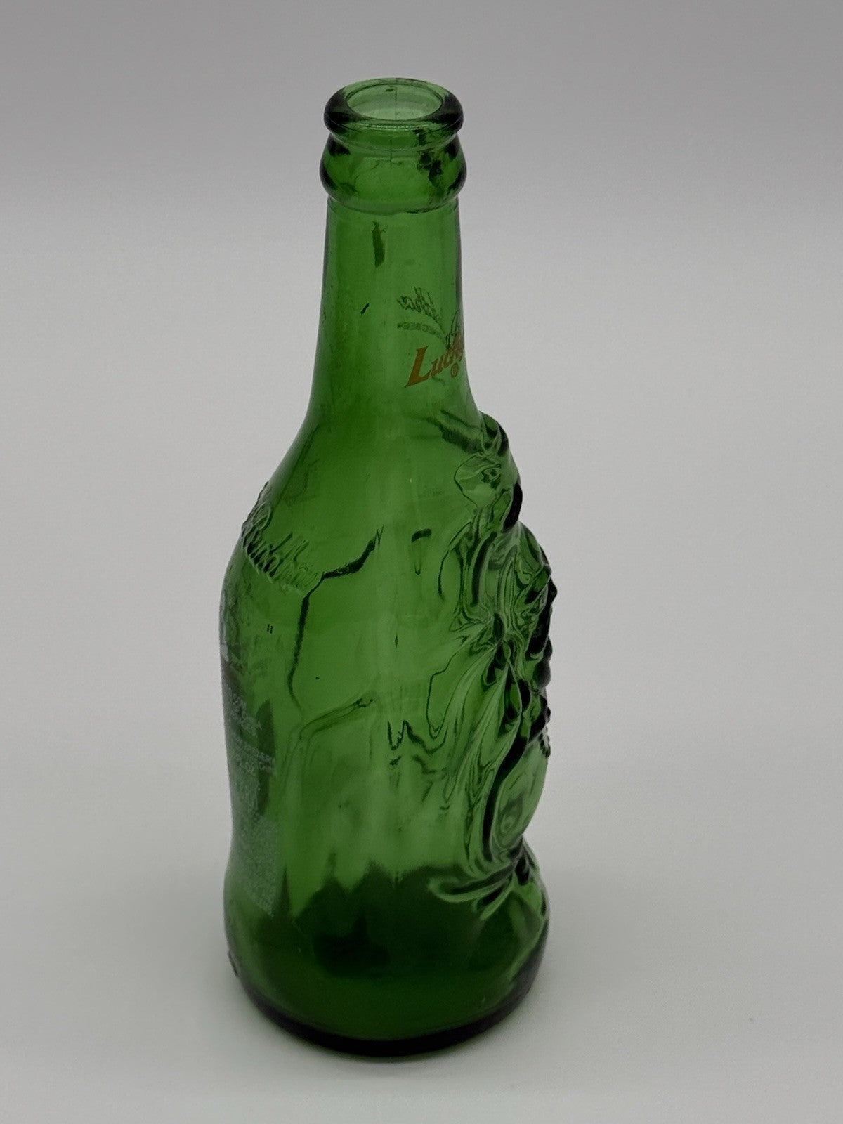 Lucky Buddha Beer Bottle Green Empty
