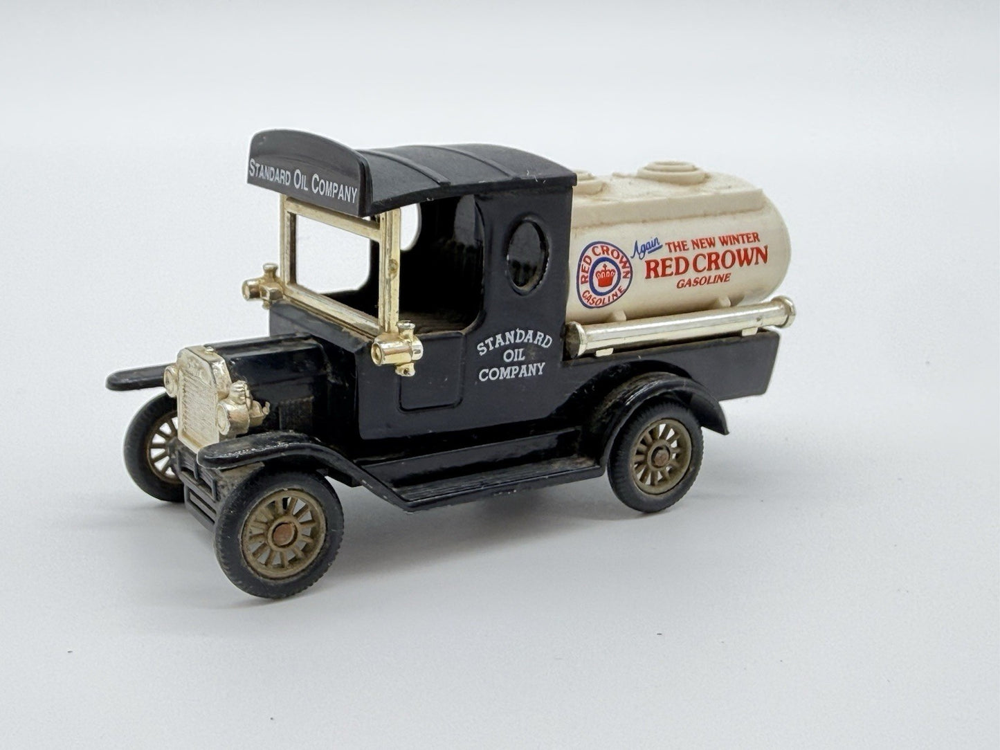 Vintage Lledo 1920 Ford Model T Red Crown Gasoline Standard Oil Die-Cast