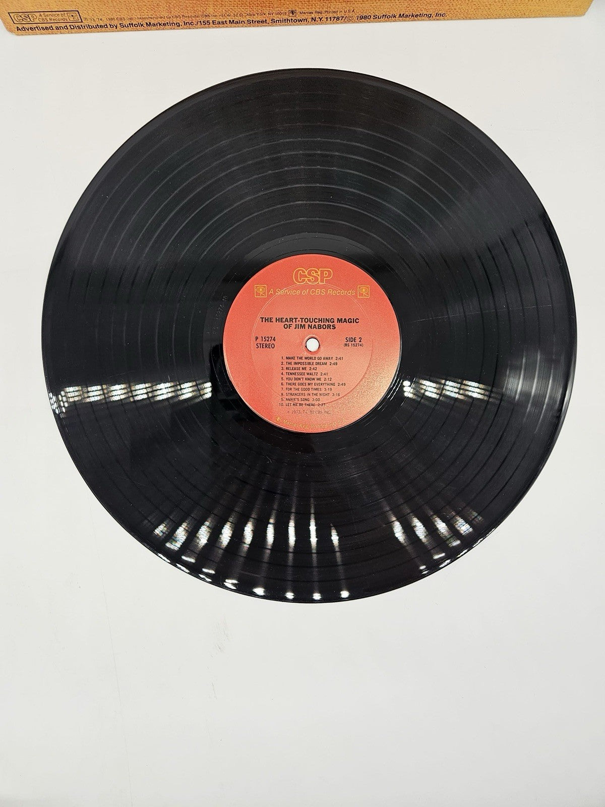 Jim Nabors The Heart Touching Magic Of   Record Album Vinyl LP