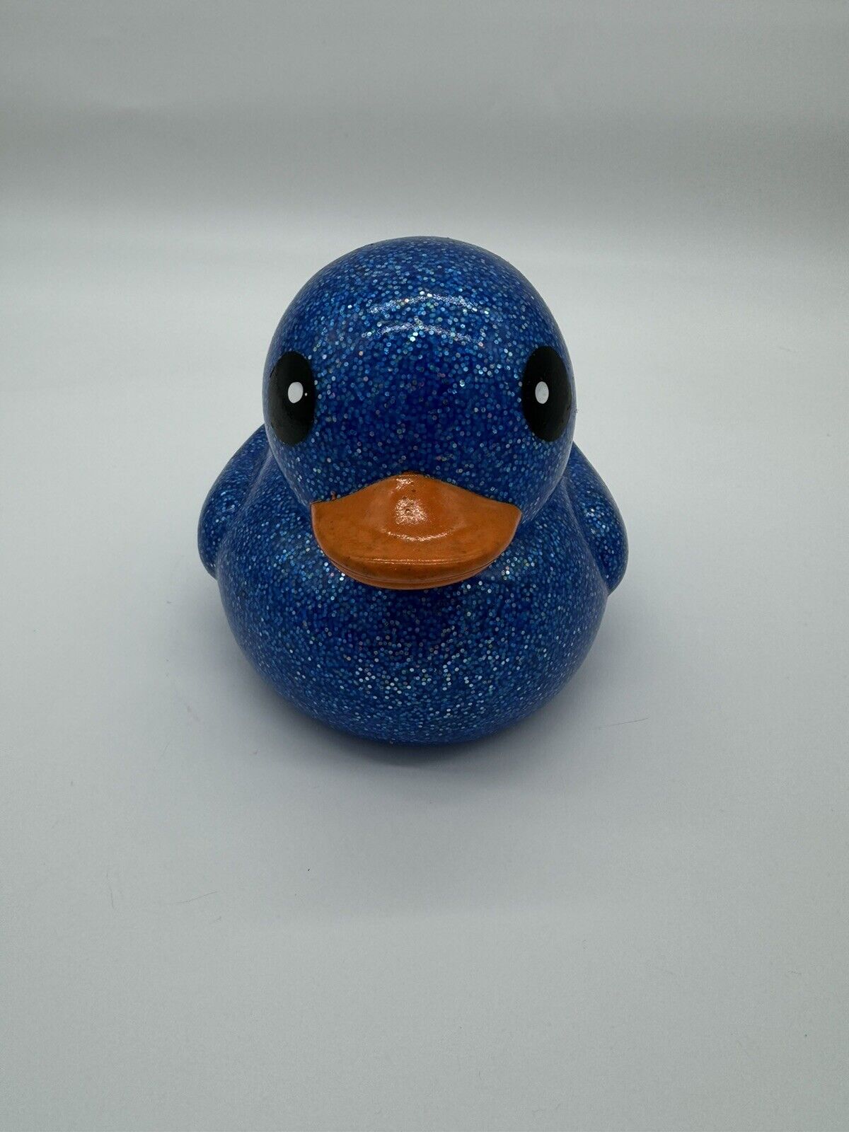 Lot of 7 Glittery Rubber Ducks Novelty Toys