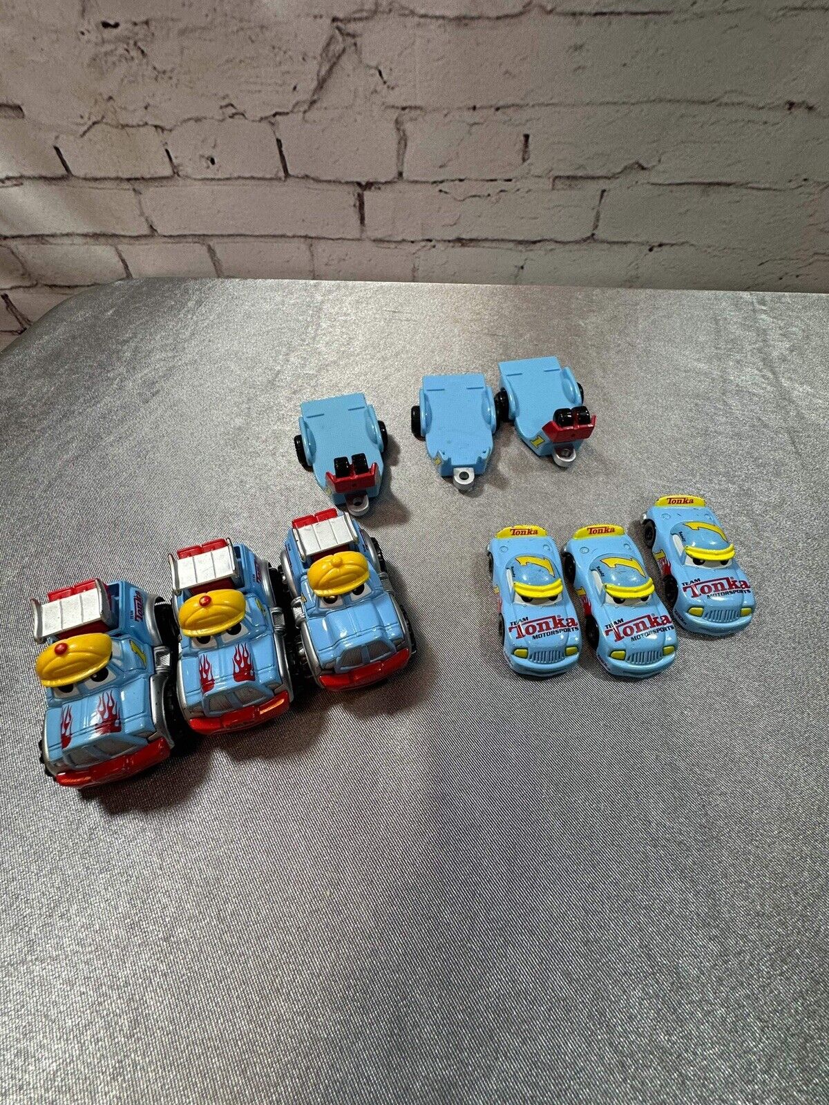 Lot of 9 Hasbro Tonka Little Racers - Chuck & Friends