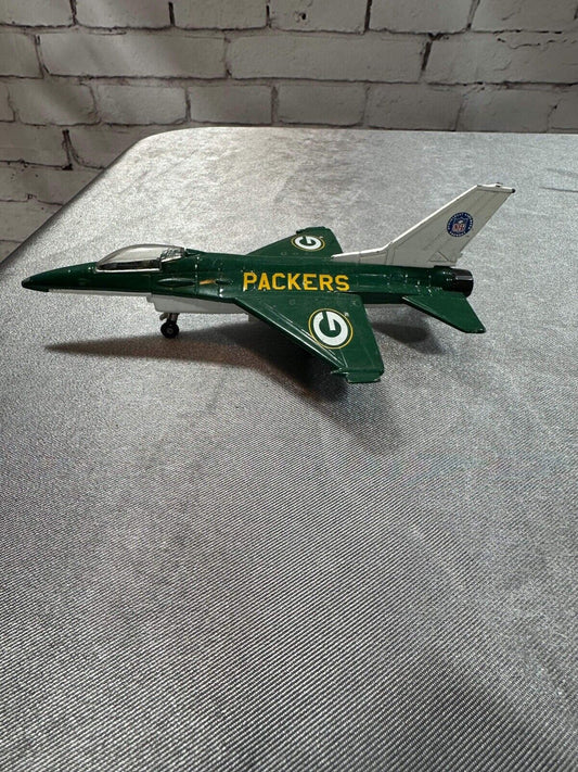 Green Bay Packers 1999 ERTL Metal Jet Plane Green 