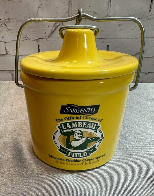 Vintage 2004 Sargento Limited Edition Lambeau Field Crock VCSM