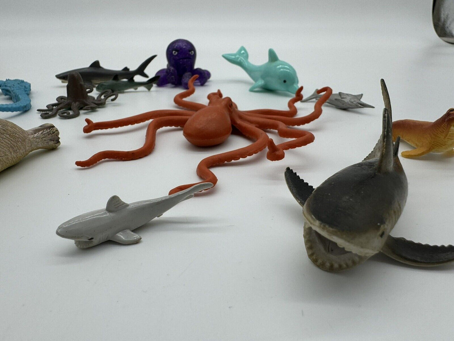 Vintage Deep Sea Creatures & Oceanic Animal Toys  ~ Diorama Lot
