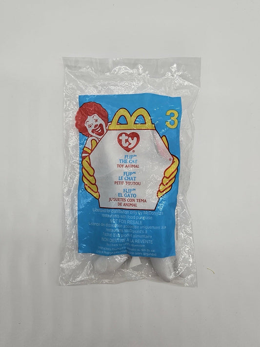 McDonald's Happy Meal Toy Flip the Cat #3 Ty Beanie Baby 2000