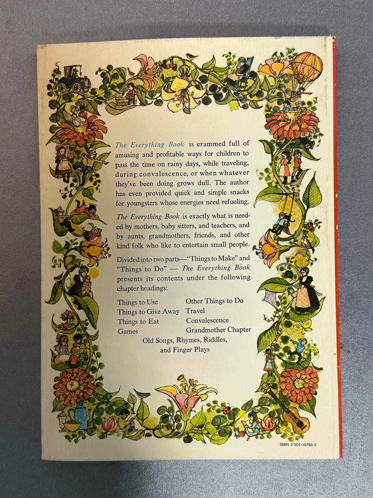 Vintage:  The Everything Book by Eleanor Vance (1974, Trade Paperback)