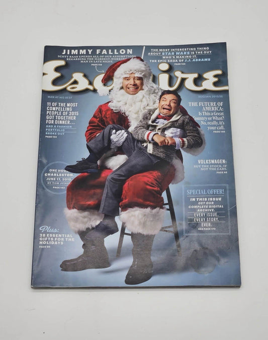 Esquire December 2015 January 2016 Jimmy Fallon (Men's, General Interest)