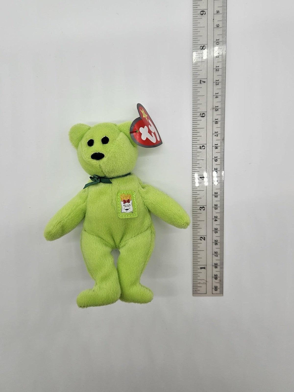McDonald's Ty 2004 Fries the Bear Teenie Original Beanie