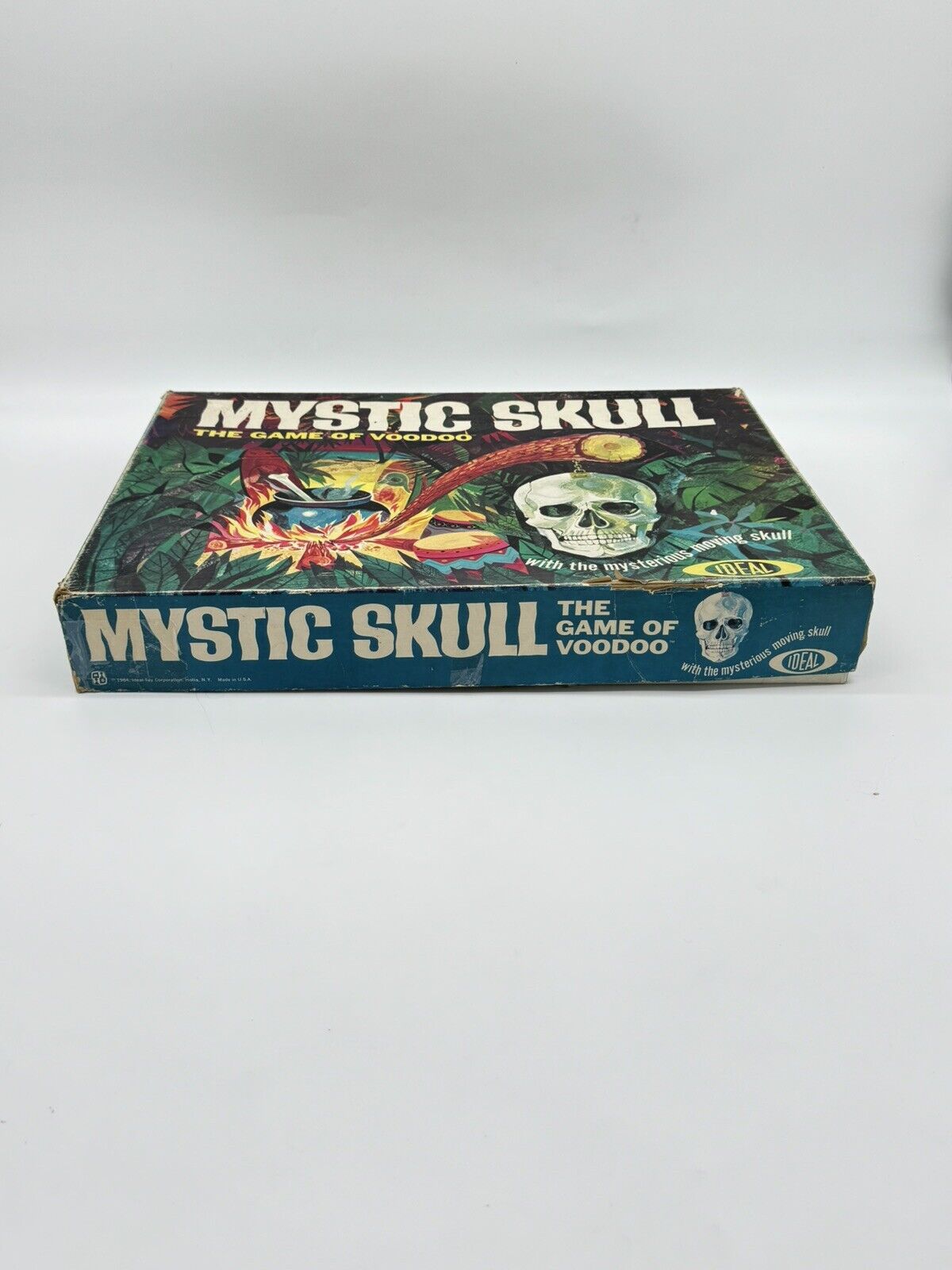 TWO Mystic Skull the Game of Voodoo Board Game, 1964, by Ideal No. 2517-1