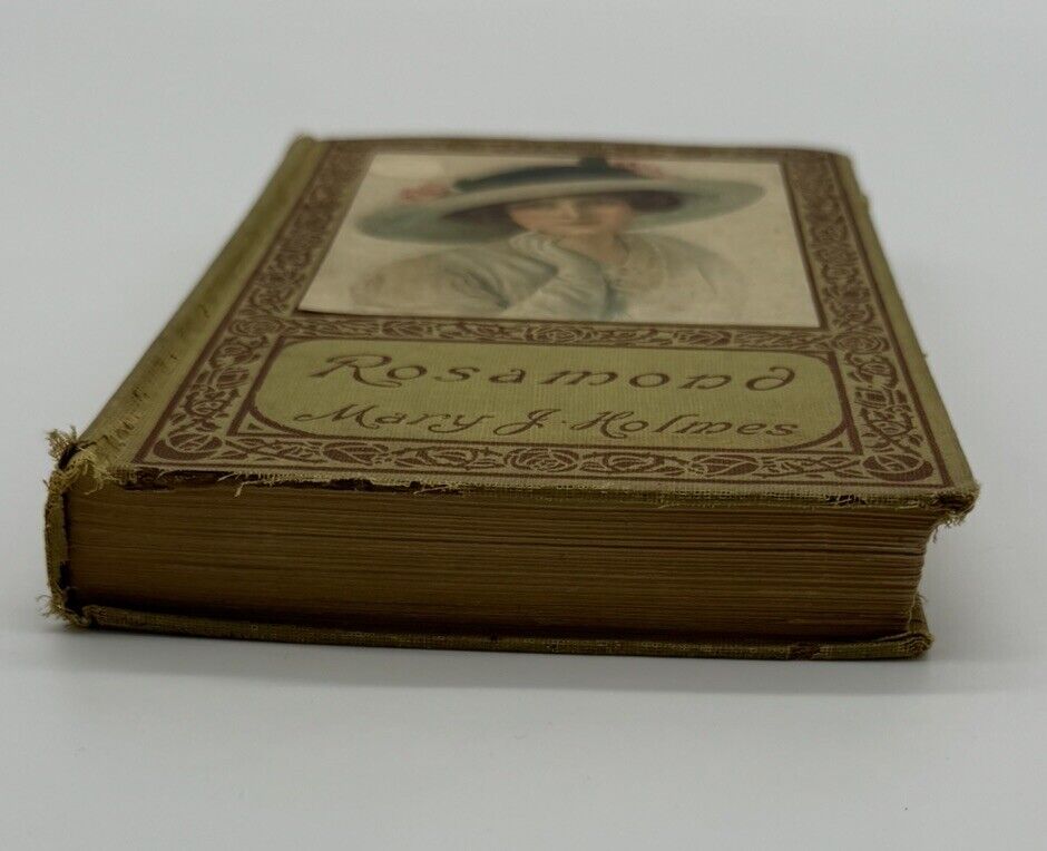 ROSAMOND Vintage Hardcover Book Mary J Holmes Victorian Era 19th Century