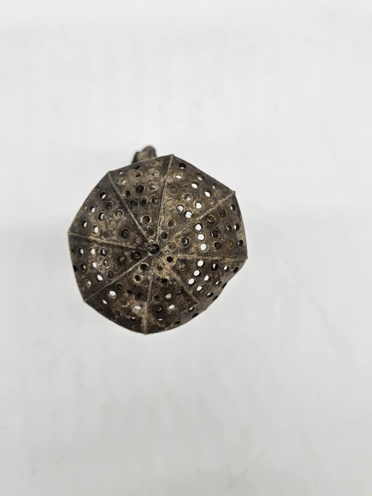 Rare Pairpoint Toothpick Holder Cherub on a Turtle Holding an Umbrella c. 1880