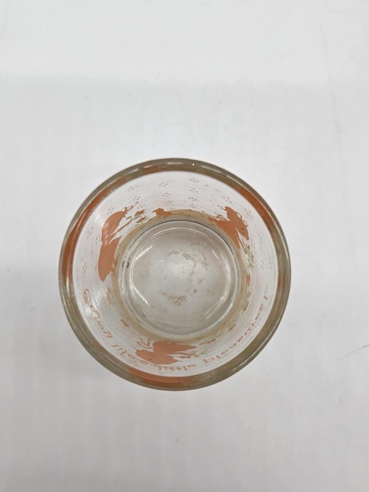 Vintage Candle Holder Silhouette Children "Enjoy Life’s Little Pleasures"