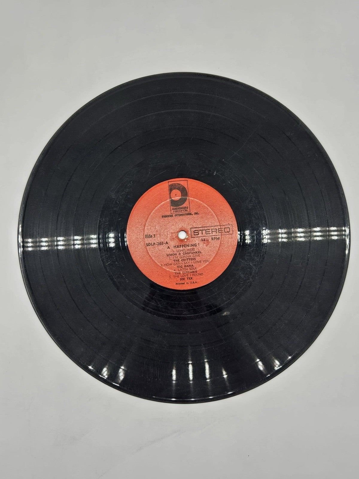 A Happening LP Various Artist Design Records DLP-263 Vinyl 1967