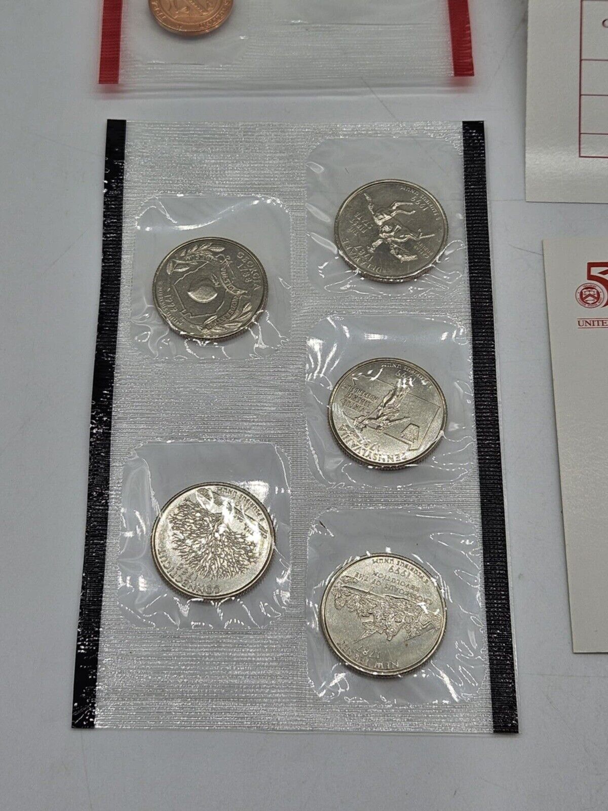 Lot of 6 1999 Uncirculated Coin Set U.S Mint Original Government Packaging JB01