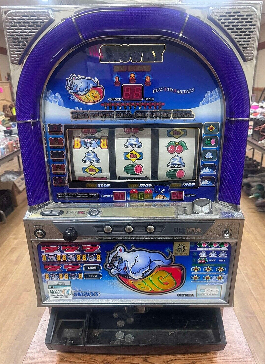 Snowky Pachislo Big Bonus Slot Machine