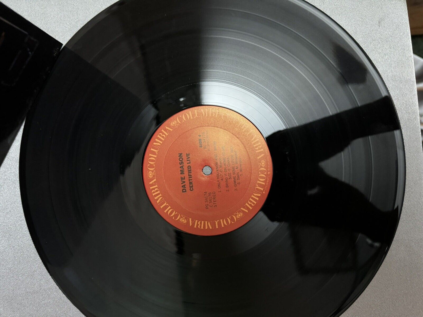 DAVE MASON CERTIFIED LIVE 1976 1ST PRESS PROMO DBL VINTAGE VINYL LP